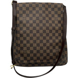 ルイ・ヴィトン LOUIS VUITTON ミュゼット N51302 ブラウン ダミエ レディース ショルダーバッグ