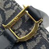 クリスチャン・ディオール Christian Dior トロッタートート ネイビー ゴールド金具 ジャガード レディース トートバッグ