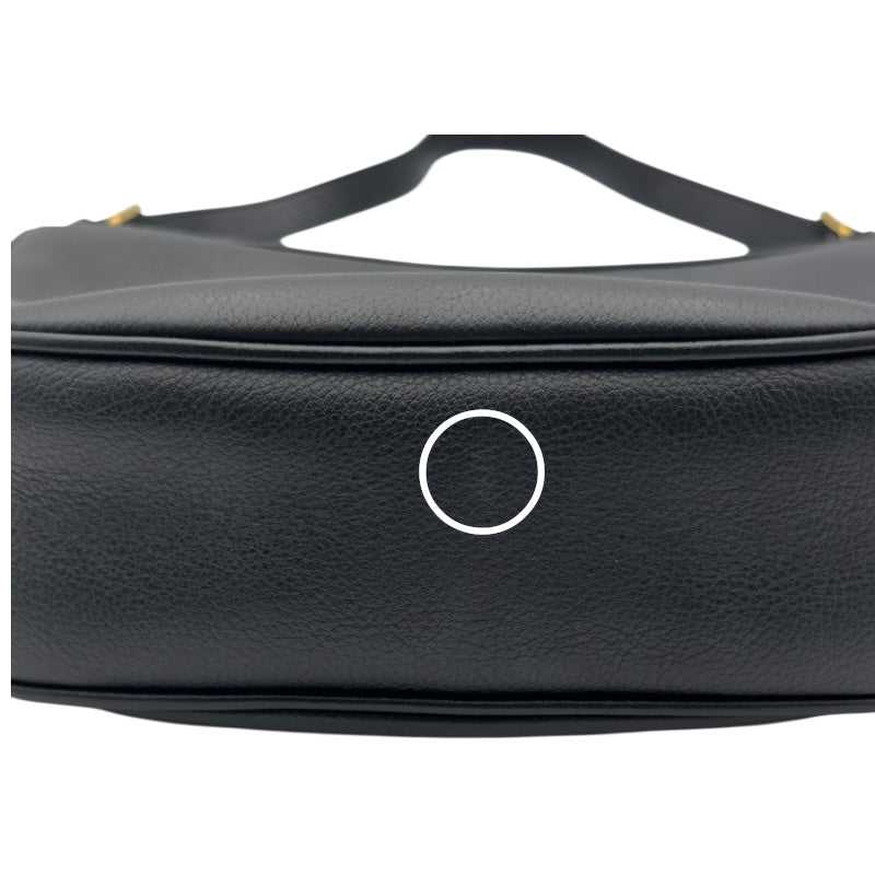 セリーヌ CELINE エロイズスモール ブラック ゴールド金具 レザー