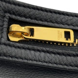 セリーヌ CELINE エロイズスモール ブラック ゴールド金具 レザー レディース ショルダーバッグ