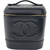 シャネル CHANEL バニティ A01998 7番台 ブラック GD金具 キャビア レディース ハンドバッグ