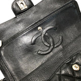 シャネル CHANEL マトラッセ25 A01112 11番台 ブラック シルバー金具 キャビア レディース ショルダーバッグ