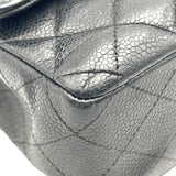 シャネル CHANEL マトラッセ25 A01112 11番台 ブラック シルバー金具 キャビア レディース ショルダーバッグ