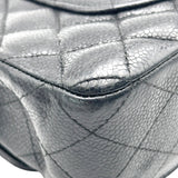 シャネル CHANEL マトラッセ25 A01112 11番台 ブラック シルバー金具 キャビア レディース ショルダーバッグ