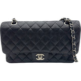 シャネル CHANEL マトラッセ25 A01112 11番台 ブラック シルバー金具 キャビア レディース ショルダーバッグ
