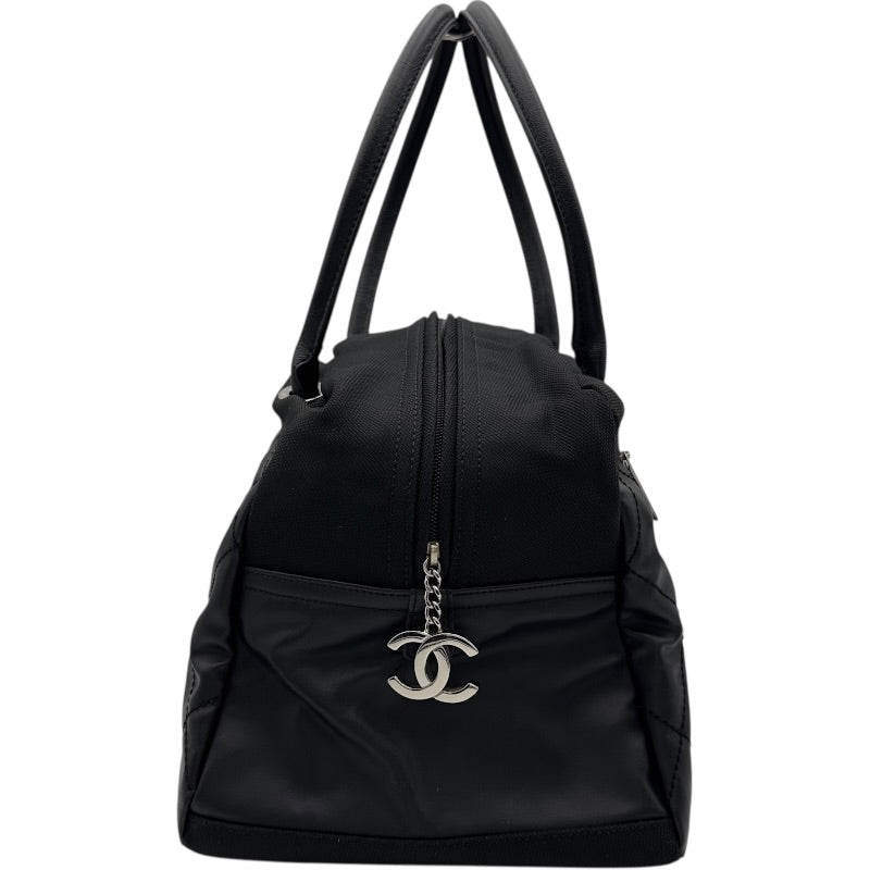 シャネル CHANEL パリビアリッツ ボストン 12番台 ブラック シルバー