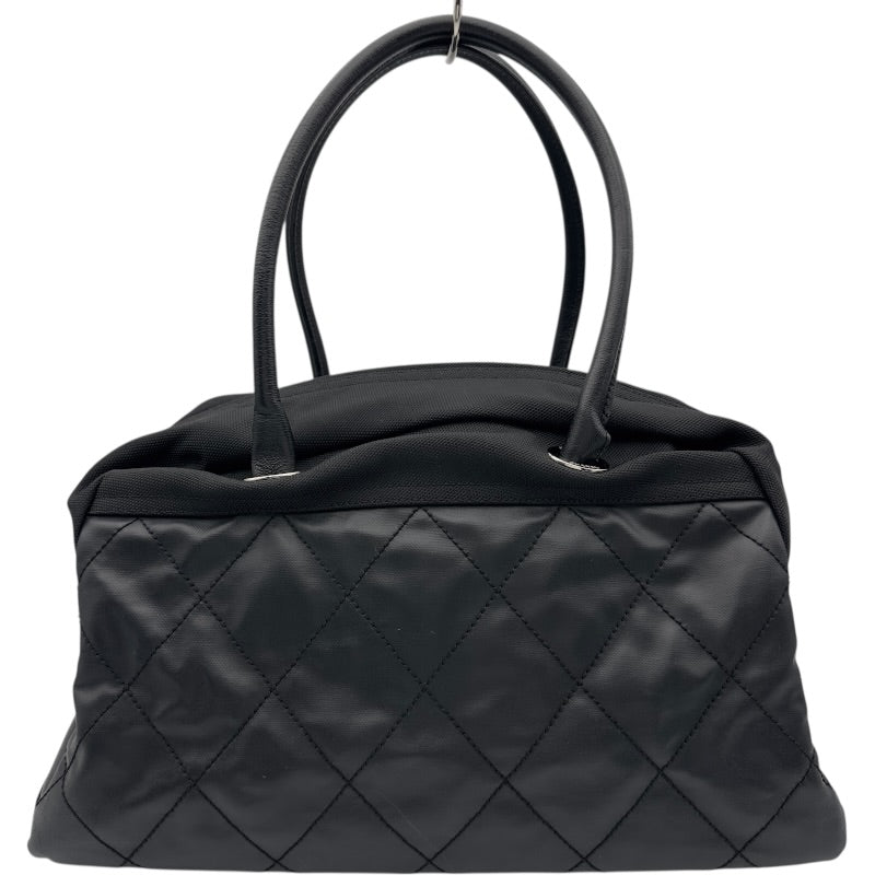 シャネル CHANEL パリビアリッツ ボストン 12番台 ブラック シルバー