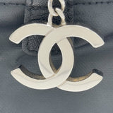 シャネル CHANEL パリビアリッツ ボストン 12番台 ブラック シルバー金具 コーティングキャンバス レディース ボストンバッグ