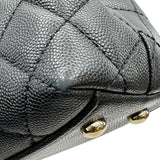 シャネル CHANEL ココハンドル XS A92990 ブラック シャンパンゴールド金具 キャビアスキン レディース ショルダーバッグ