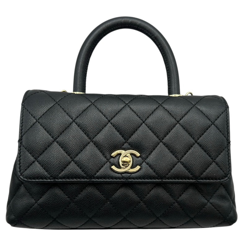 シャネル CHANEL ココハンドル XS A92990 ブラック シャンパンゴールド