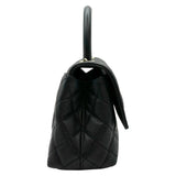 シャネル CHANEL ココハンドル XS A92990 ブラック シャンパンゴールド金具 キャビアスキン レディース ショルダーバッグ