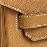 エルメス HERMES バーキン35 〇Z刻 ナチュラル ゴールド金具 クシュベル レディース ハンドバッグ