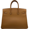 エルメス HERMES バーキン35 〇Z刻 ナチュラル ゴールド金具 クシュベル レディース ハンドバッグ