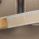 エルメス HERMES バーキン35 〇Z刻 ナチュラル ゴールド金具 クシュベル レディース ハンドバッグ