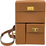 エルメス HERMES ケリーマルチポケット W刻 ゴールド ゴールド金具 エプソン レディース ショルダーバッグ