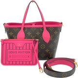 ルイ・ヴィトン LOUIS VUITTON ネヴァーフル･インサイドアウトBB M12106 ブラウン･ピンク モノグラム・キャンバス レディース ハンドバッグ
