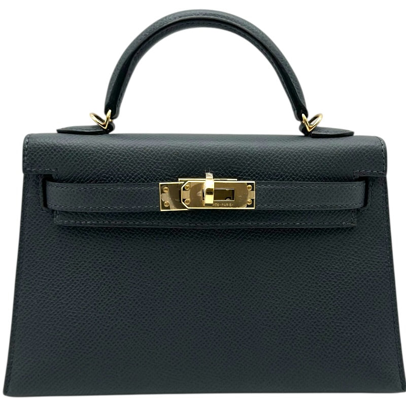 エルメス HERMES ミニケリー2 W刻 グリミスティ ゴールド金具 エプソン