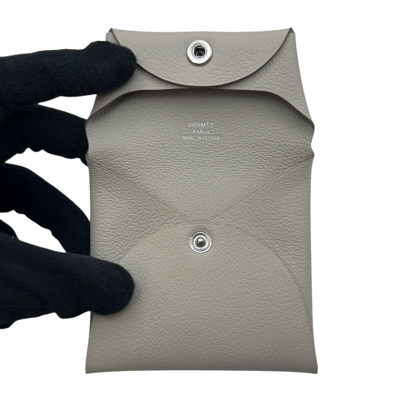エルメス HERMES バスティア W刻 べトン シルバー金具 エバーカラー