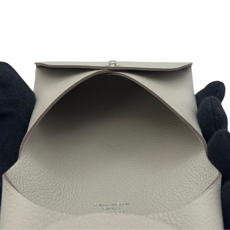 エルメス HERMES バスティア W刻 べトン シルバー金具 エバーカラー