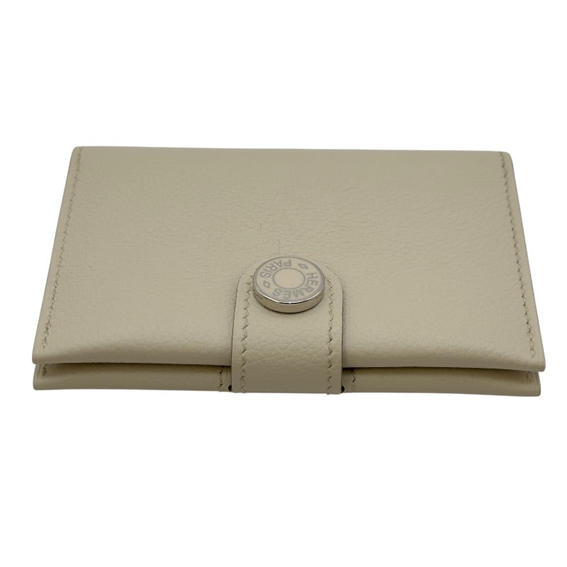 エルメス HERMES RMSカードケース W刻 べトン SV金具 エバーカラー
