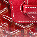 ゴヤール GOYARD サイゴン ミニ レッド ゴヤールディンキャンバス レディース ショルダーバッグ