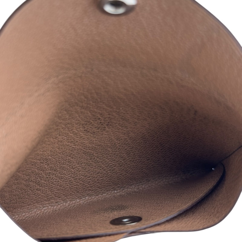 エルメス HERMES カルヴィデュオ W刻 ナタ シルバー金具 シェーブル レディース 二つ折り財布 エルメス HERMES カルヴィデュオ W刻 ナタ シルバー金具 シェーブル