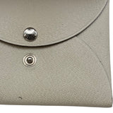 エルメス HERMES カルヴィデュオ ヴェルソ U刻 ナタ・ケブラコ シルバー金具 シェーブル レディース カードケース