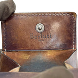ベルルッティ Berluti カリグラフィーコインケース E1115 ブラウン レザー メンズ コインケース