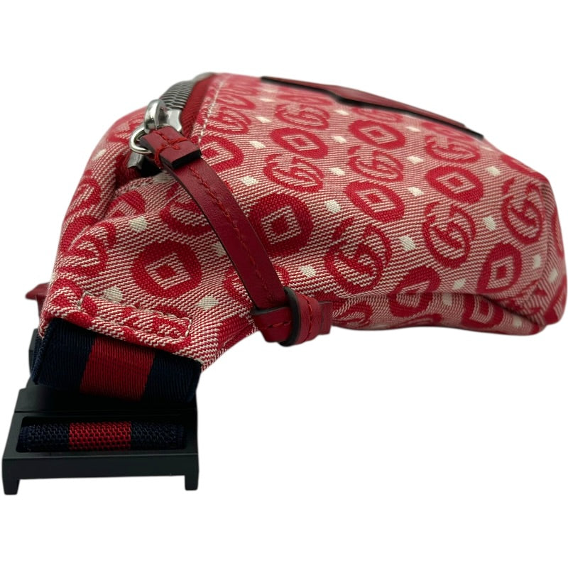 グッチ GUCCI チルドレンスターロゴ ウエストポーチ 502095 レッド