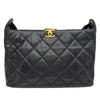 シャネル CHANEL マトラッセワンショルダー ブラック ゴールド金具 ラム レディース ショルダーバッグ