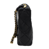 シャネル CHANEL マトラッセワンショルダー ブラック ゴールド金具 ラム レディース ショルダーバッグ