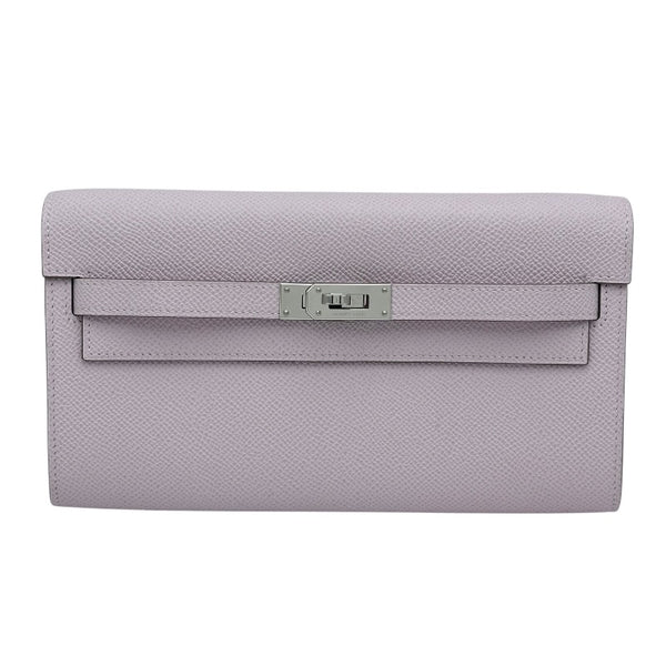 エルメス HERMES ケリートゥーゴー W刻 モーヴペール シルバー金具
