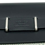 エルメス HERMES エールバッグジップ20 K刻 ブラック/ヴェールモワイヤン/エクリュ シルバー金具 トワルミリタリー・ヴァッシュハンター レディース ショルダーバッグ