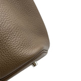 エルメス HERMES ピコタンロックMM　 Z刻印　(2021年製) エトゥープ シルバー金具 トリヨンクレマンス レディース ハンドバッグ