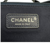 シャネル CHANEL ラージ ショッピングバッグ A57162 25番台 ネイビー シルバー金具 ミックスファイバー/カーフスキン レディース トートバッグ