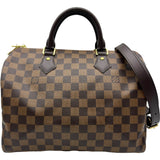 ルイ・ヴィトン LOUIS VUITTON スピーディ・バンドリエール30 N41367 ブラウン ダミエ レディース ハンドバッグ