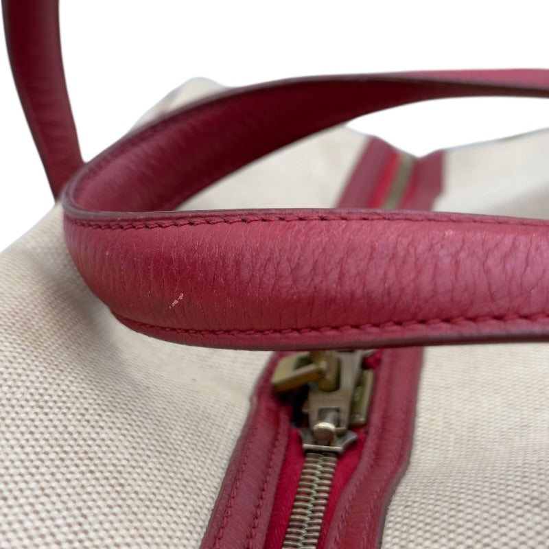 エルメス HERMES ヴィクトリア43 レッド ゴールド金具 トワル