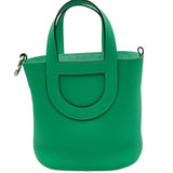 エルメス HERMES インザループ18 U刻 ヴェールコミック シルバ金具 トリヨンクレマンス レディース ハンドバッグ