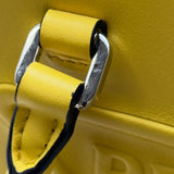 プラダ PRADA 2WAY ミニトート 1BA333 イエロー シルバー金具 レザー レディース ショルダーバッグ