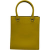 プラダ PRADA 2WAY ミニトート 1BA333 イエロー シルバー金具 レザー レディース ショルダーバッグ