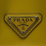 プラダ PRADA 2WAY ミニトート 1BA333 イエロー シルバー金具 レザー レディース ショルダーバッグ