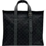ルイ・ヴィトン LOUIS VUITTON カバ・ジップ GM M45379 ブラック　シルバー金具 モノグラム･エクリプス・リバース メンズ トートバッグ