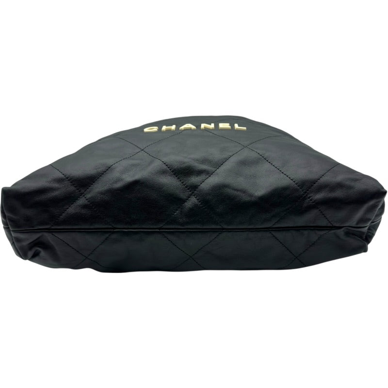 シャネル CHANEL シャネル22 ラインリュック AS3313 ブラック ゴールド