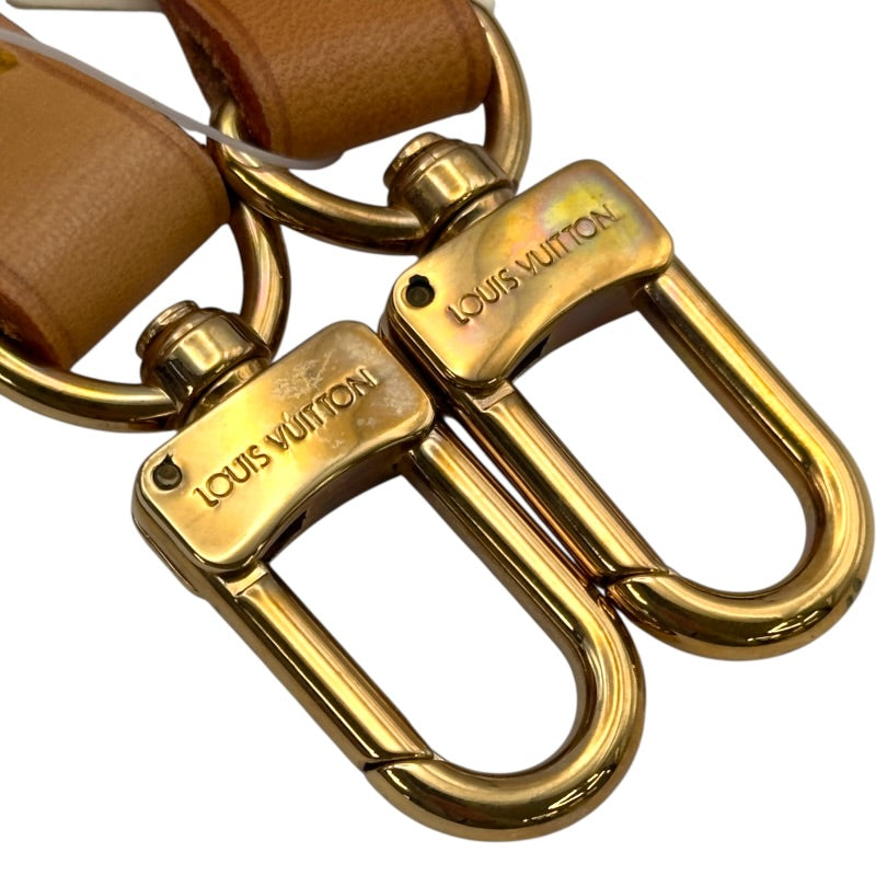 ルイ・ヴィトン LOUIS VUITTON ショルダーストラップ ベージュ レザー