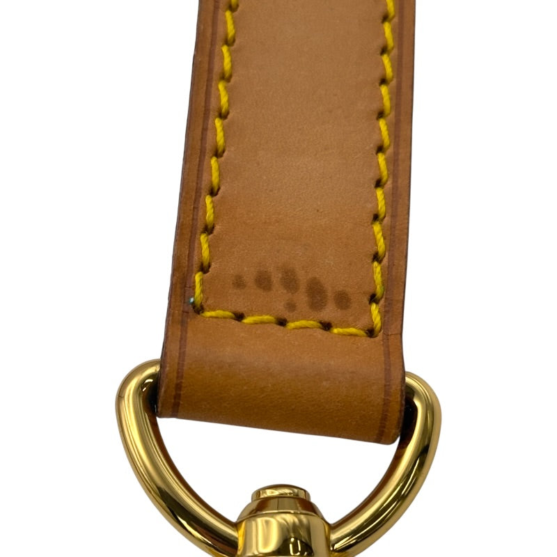 ルイ・ヴィトン LOUIS VUITTON キーポル用 ストラップ ベージュ レザー
