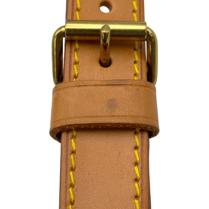 ルイ・ヴィトン LOUIS VUITTON キーポル用 ストラップ ベージュ レザー
