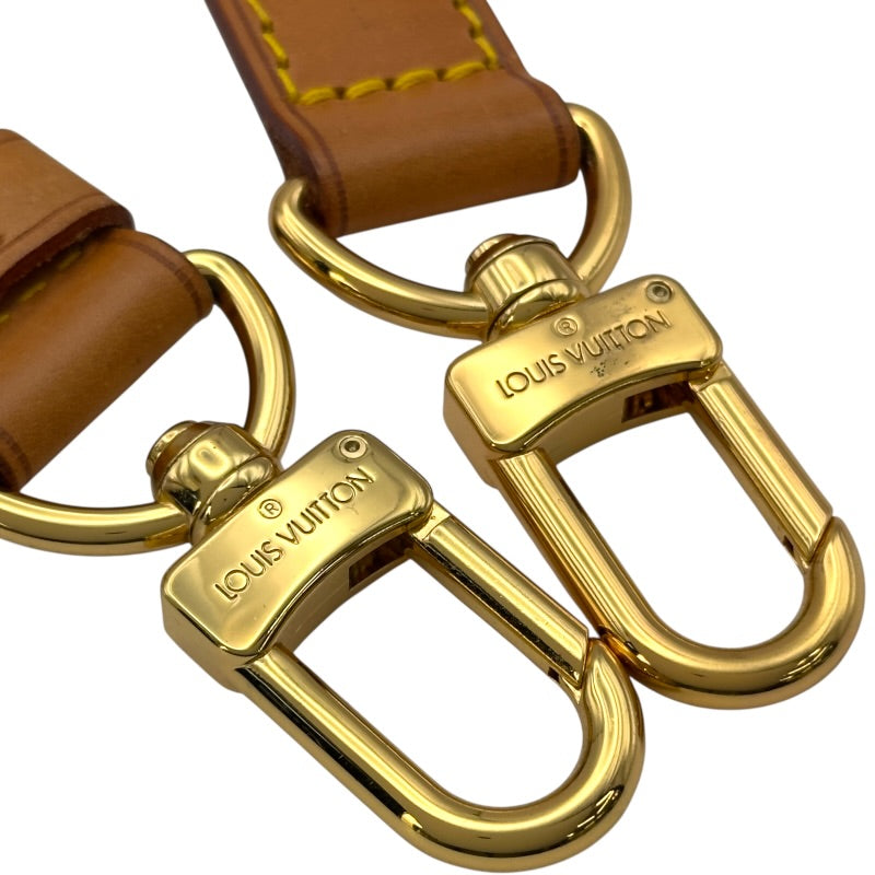 Louis Vuitton レザーショルダーストラップ ルイ・ヴィトン LOUIS VUITTON キーポル用 ストラップ ベージュ レザー