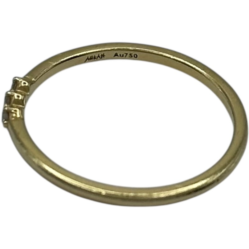 AHKAH ダイヤモンドリング 5号 Au750 アーカー AHKAH K18 アミュレット ダイヤリング ゴールド Au750