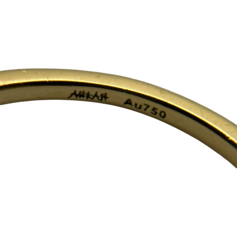 アーカー AHKAH K18 アミュレット ダイヤリング ゴールド Au750