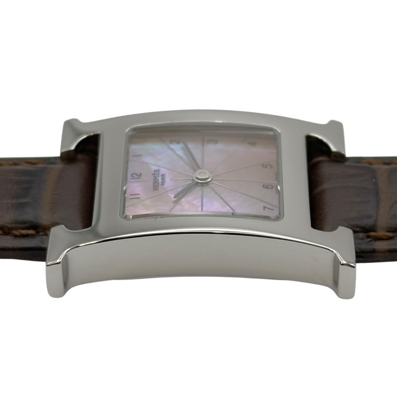 エルメス HERMES Hウォッチ ピンクシェル HH1210 ピンクシェル